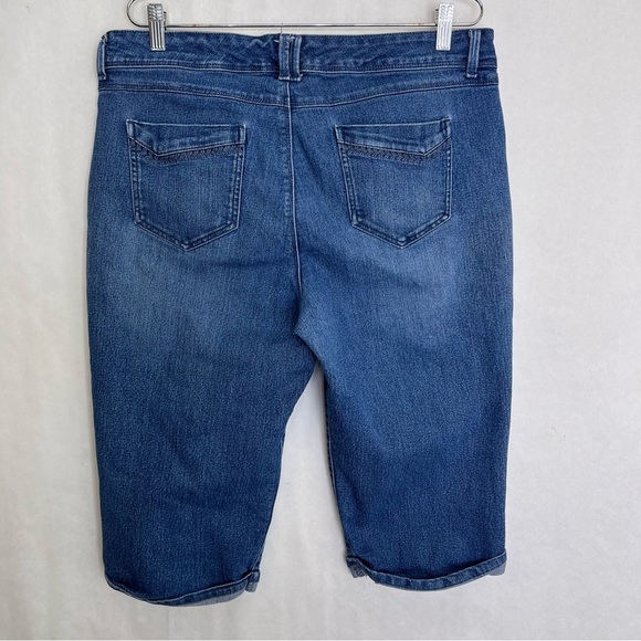 5/$25 Gloria Vanderbilt skimmer crop jeans size 14 - Picture 2 of 9